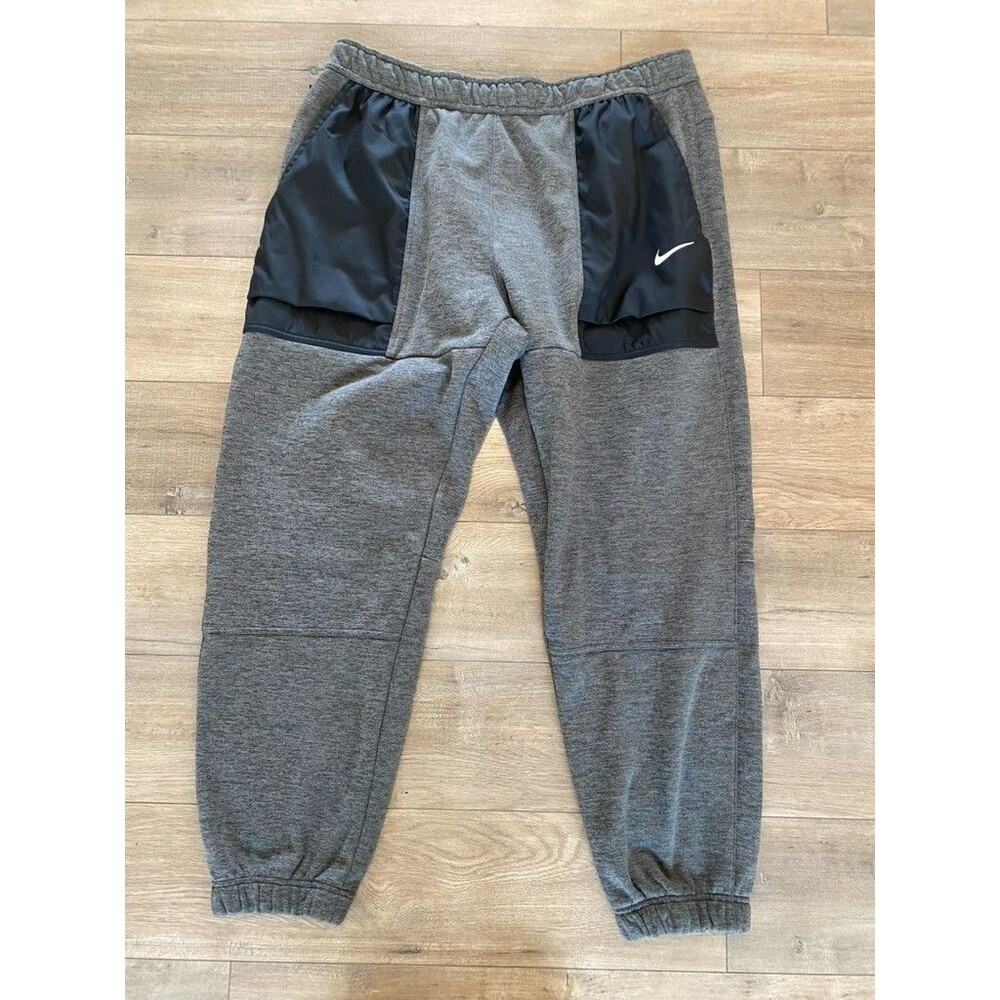 Nike Therma-Fit Tapered Pants Mens XXL Jogger Sweatpants Grey DQ5407-071